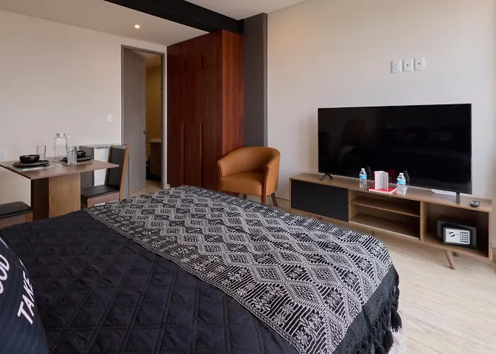 Oniria Anzures Free Parking, Gym & Coworking Apartment